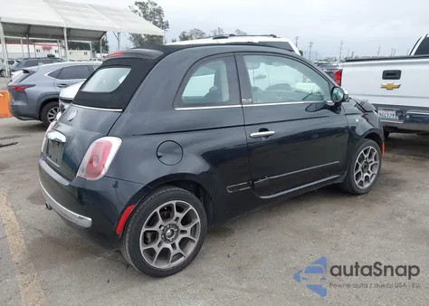 2012 Fiat 500C Lounge z USA, uszkodzony, nr VIN 3C3CFFER4CT187857